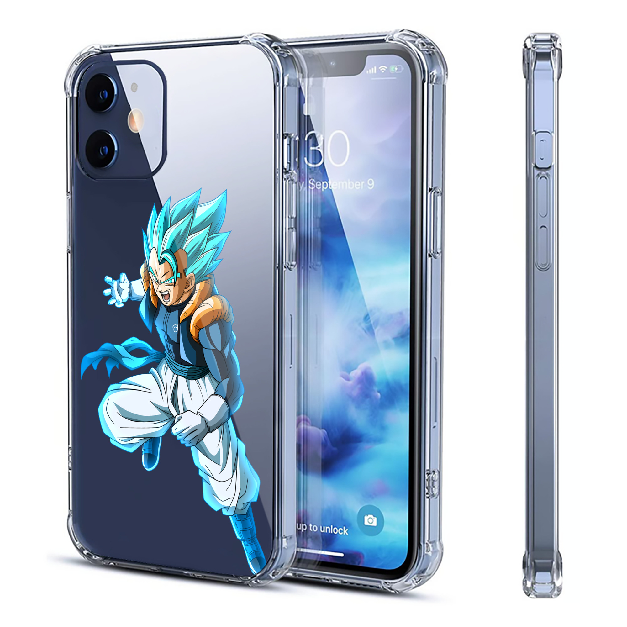 （画像用） ドラゴンボール ベジータ四世（Bejīta Yonsei）DRAGON BALL Vegeta IV 【iPhone 12シリーズ対応】透明スマホケース（クリアソフトケース）
